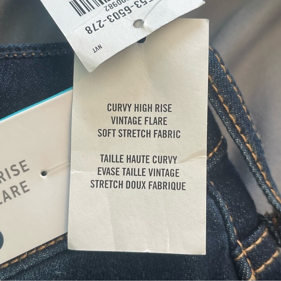 NWT Women’s Curvy High-Rise Vintage Flare Jeans - Picture 6 of 11